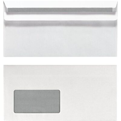 Herlitz, Enveloppes, Enveloppe DL avec fenêtre (22 x 11 cm, 100x) Herlitz, Enveloppes, Enveloppe DL avec fenêtre (22 x 11 cm, 100x)