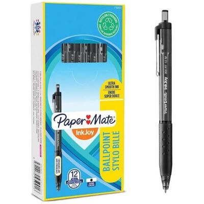 Paper Mate, Stylo, Stylo à bille InkJoy 300 RT M (12x) Paper Mate, Stylo, Stylo à bille InkJoy 300 RT M (12x)