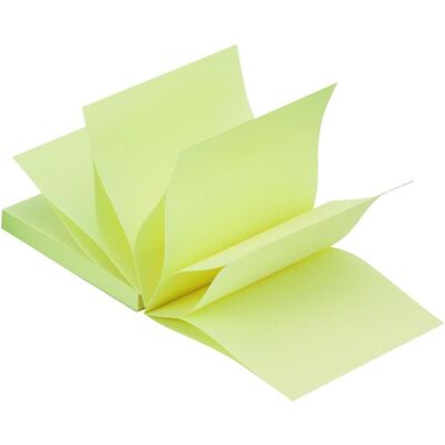 Q-Connect, Notes adhésives, Papillons adhésifs Z-Quick Notes jaune (76 x 76 mm) Q-Connect, Notes adhésives, Papillons adhésifs Z-Quick Notes jaune (76 x 76 mm)