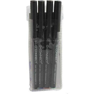 Q-Connect, Stylo, Marqueur OHP permanent (4x) Q-Connect, Stylo, Marqueur OHP permanent (4x)