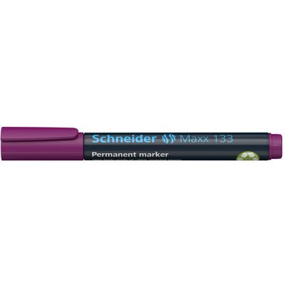 Schneider, Marqueur, Marqueur permanent Maxx 133, 1+4 mm, violet (1x) Schneider, Marqueur, Marqueur permanent Maxx 133, 1+4 mm, violet (1x)