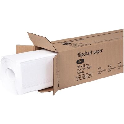 Legamaster, Présentation : accessoires, Papier pour flipchart 5x Legamaster, Présentation : accessoires, Papier pour flipchart 5x