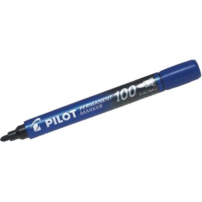 Pilot, Marqueur, Marqueur permanent 100 surligneur 1 pièce(s) Bleu Pointe fine (1x) Pilot, Marqueur, Marqueur permanent 100 surligneur 1 pièce(s) Bleu Pointe fine (1x)