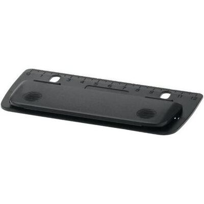 Wedo, Perforatrice, Perforateur de poche noir, en plastique, plat Wedo, Perforatrice, Perforateur de poche noir, en plastique, plat