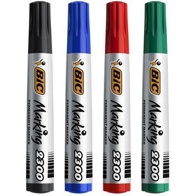 Bic, Marqueur, Marqueur permanent Making 2300 ECOlutions 4 pièces (4x) Bic, Marqueur, Marqueur permanent Making 2300 ECOlutions 4 pièces (4x)