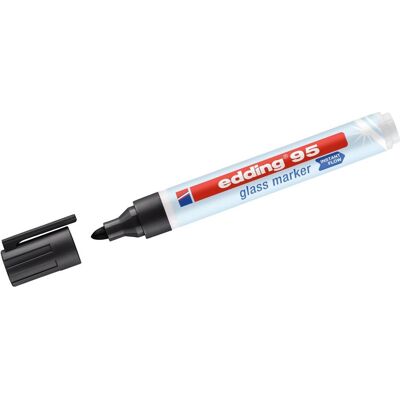 Edding, Marqueur, Marqueur pour verre e-95 1.5 mm, 3 mm 1 pcs/emb (1x) Edding, Marqueur, Marqueur pour verre e-95 1.5 mm, 3 mm 1 pcs/emb (1x)
