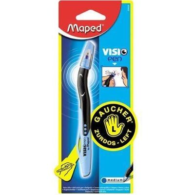 Maped, Stylo, Visio, Stylo bille Stick, Bleu, 1 pc(s), Moyen (1x) Maped, Stylo, Visio, Stylo bille Stick, Bleu, 1 pc(s), Moyen (1x)