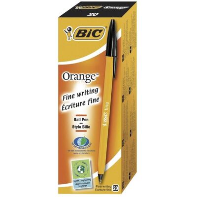 Bic, Stylo, 8099231, Clip, Stick stylo bille, Noir, 20 pc(s) (20x) Bic, Stylo, 8099231, Clip, Stick stylo bille, Noir, 20 pc(s) (20x)