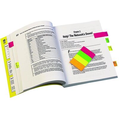 Q-Connect, Notes adhésives, Marqueur d'index néon (50 x 20 mm) Q-Connect, Notes adhésives, Marqueur d'index néon (50 x 20 mm)