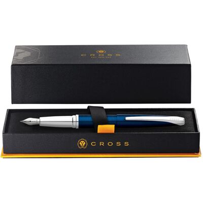 Cross, Stylo, ATX Plume Laque Bleu bec F acier (1x) Cross, Stylo, ATX Plume Laque Bleu bec F acier (1x)