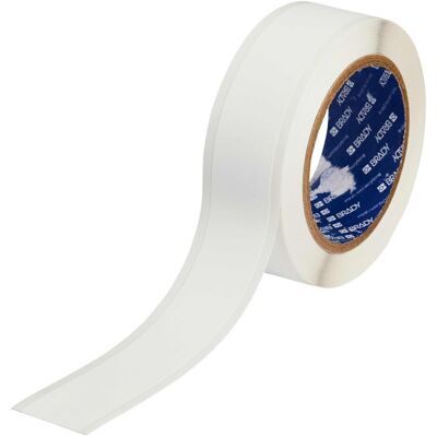 Brady, Rouleau d’étiquettes, J40C-1125-2475, Film polyester pour jet d'encre, blanc, mat, 28.58 mm x 30.48 m, permanent, continu (38.10 mm) Brady, Rouleau d’étiquettes, J40C-1125-2475, Film polyester pour jet d'encre, blanc, mat, 28.58 mm x 30.48 m, permanent, continu (38.10 mm)