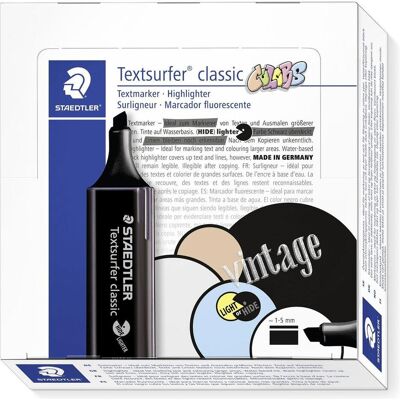 Staedtler Marqueur, Surligneur Textsurfer classic colors 364 1-5mm noir (1x) Staedtler Marqueur, Surligneur Textsurfer classic colors 364 1-5mm noir (1x)