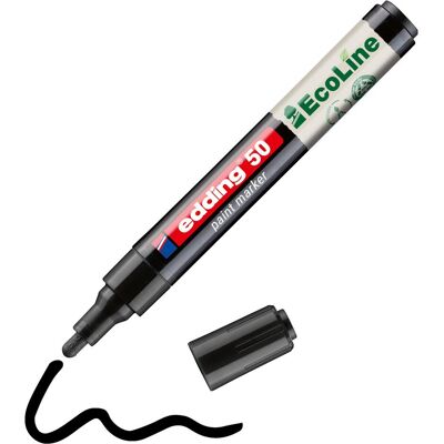 Edding, Marqueur, 50 EcoLine Lackmarker schwarz 2,0 - 3,0 mm, 1 St. (1x) Edding, Marqueur, 50 EcoLine Lackmarker schwarz 2,0 - 3,0 mm, 1 St. (1x)