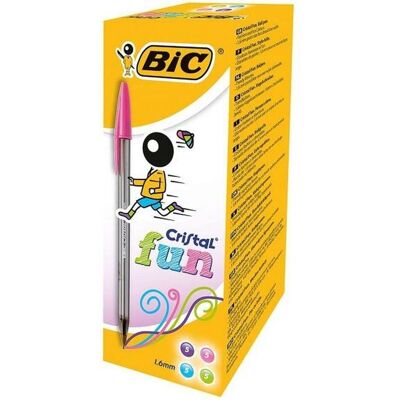 Bic, Stylo, Cristal large Bleu, Vert, Rose, Violet Stylo à bille 20 pièce(s) (20x) Bic, Stylo, Cristal large Bleu, Vert, Rose, Violet Stylo à bille 20 pièce(s) (20x)