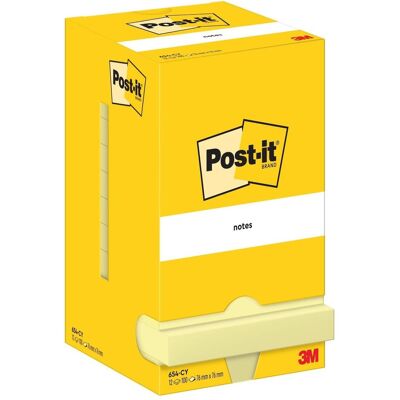Post-it, Notes adhésives, Standard (76 x 76 mm) Post-it, Notes adhésives, Standard (76 x 76 mm)