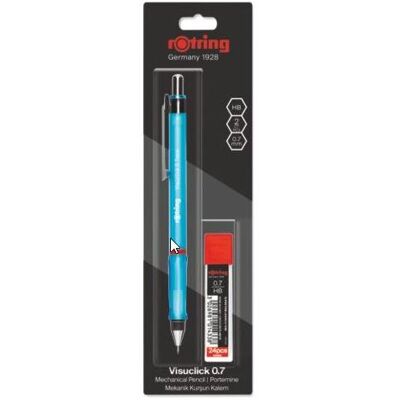 Rotring, Crayon à papier + critérium, Crayon à mine fine Visuclick 0,7HB+Boîte à mines far.sor 12e (0.70 mm, HB, 1x) Rotring, Crayon à papier + critérium, Crayon à mine fine Visuclick 0,7HB+Boîte à mines far.sor 12e (0.70 mm, HB, 1x)