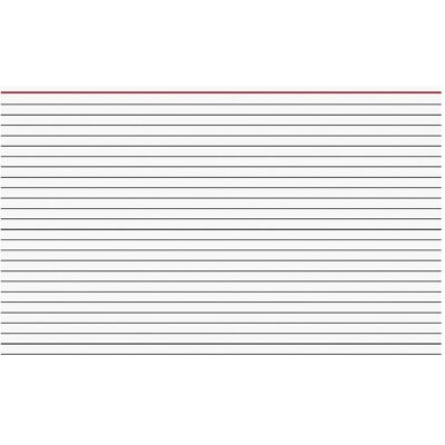 Brunnen, Fiche, Fiche A4 lignée blanche 100 pcs/paquet (A4, 180 g/m²) Brunnen, Fiche, Fiche A4 lignée blanche 100 pcs/paquet (A4, 180 g/m²)