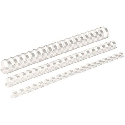 Fellowes Dossiers de reliure en plastique A4 100 pièces - 12,5 mm, blanc, Relieuse : accessoires, Blanc Fellowes Dossiers de reliure en plastique A4 100 pièces - 12,5 mm, blanc, Relieuse : accessoires, Blanc