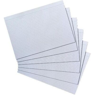 Herlitz, Fiche, Fiches A4 175 g/m² Blanc Ligné (210 x 297 mm, 175 g/m²) Herlitz, Fiche, Fiches A4 175 g/m² Blanc Ligné (210 x 297 mm, 175 g/m²)