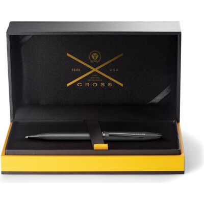 Cross, Stylo, Stylo à bille Century II Noir mat finement structuré Boîte cadeau (1x) Cross, Stylo, Stylo à bille Century II Noir mat finement structuré Boîte cadeau (1x)