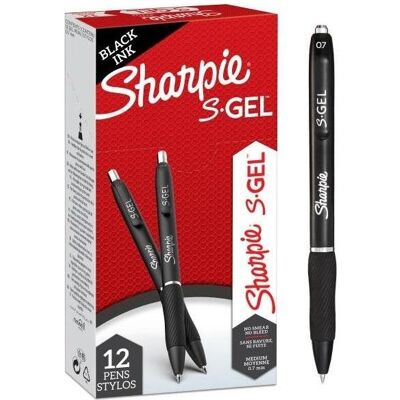 Sharpie, Stylo, Stylo gel 0,7 mm, 12 pièces (12x) Sharpie, Stylo, Stylo gel 0,7 mm, 12 pièces (12x)