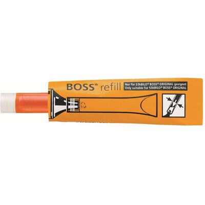 Recharge STABILO Boss - Orange Néon - Recharge Marqueur Recharge STABILO Boss - Orange Néon - Recharge Marqueur