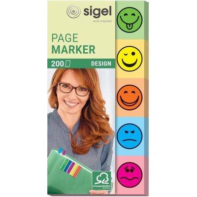 Sigel, Notes adhésives, Marqueurs adhésifs (100 x 50 mm) Sigel, Notes adhésives, Marqueurs adhésifs (100 x 50 mm)