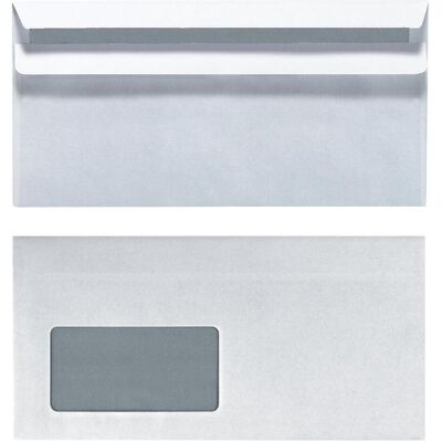 Herlitz, Enveloppes, Enveloppe DL avec fenêtre (22 x 11 cm, 100x) Herlitz, Enveloppes, Enveloppe DL avec fenêtre (22 x 11 cm, 100x)