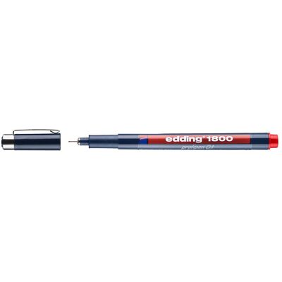 Edding, Stylo, Dessinateur de fibres Profipen 1800 (10x) Edding, Stylo, Dessinateur de fibres Profipen 1800 (10x)
