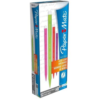Paper Mate, Crayon à papier + critérium, Feutre Non-Stop NEON couleur assortie 12 pcs (0.70 mm, HB, 12x) Paper Mate, Crayon à papier + critérium, Feutre Non-Stop NEON couleur assortie 12 pcs (0.70 mm, HB, 12x)