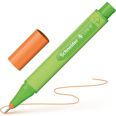 Schneider, Stylo, Fineliner Link-It - Orange (1x) Schneider, Stylo, Fineliner Link-It - Orange (1x)