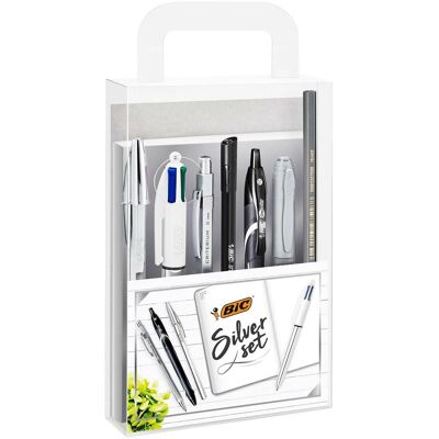 Bic, Stylo, KIT ARGENT - Set d'écriture (7x) Bic, Stylo, KIT ARGENT - Set d'écriture (7x)
