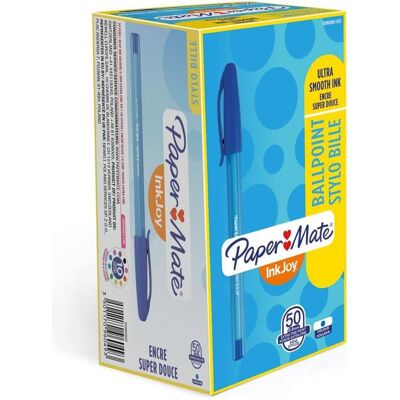 Paper Mate, Stylo, Stylo à bille InkJoy 100 Capuchon (50x) Paper Mate, Stylo, Stylo à bille InkJoy 100 Capuchon (50x)