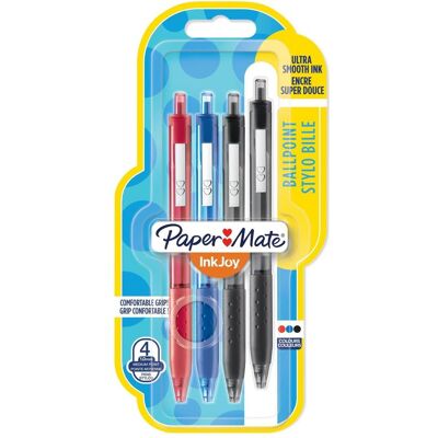 Paper Mate, Stylo, Stylo à bille InkJoy 300 RT M S/B/R (4x) Paper Mate, Stylo, Stylo à bille InkJoy 300 RT M S/B/R (4x)