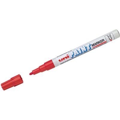 Uni-ball, Marqueur, Marqueur indélébile PAINT (PX-21), rouge (1x) Uni-ball, Marqueur, Marqueur indélébile PAINT (PX-21), rouge (1x)