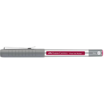 Faber-Castell, Stylo, Roller Free Ink gris 0,7 mm, Couleur d'encre : rouge, 1 pc. (1x) Faber-Castell, Stylo, Roller Free Ink gris 0,7 mm, Couleur d'encre : rouge, 1 pc. (1x)