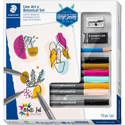 Staedtler Écriture + dessin, Set d'instruments d'écriture Brush Lettering Set pigment brush 371 (7x) Staedtler Écriture + dessin, Set d'instruments d'écriture Brush Lettering Set pigment brush 371 (7x)