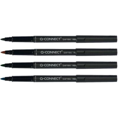 Q-Connect, Stylo, Marqueur OHP permanent (4x) Q-Connect, Stylo, Marqueur OHP permanent (4x)