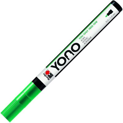 Marabu, Marqueur, Marqueurs acryliques YONO 0.5 - 1.5 mm vert jus de fruit (1x) Marabu, Marqueur, Marqueurs acryliques YONO 0.5 - 1.5 mm vert jus de fruit (1x)