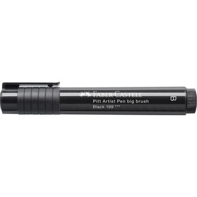 Faber-Castell, Écriture + dessin, PITT Artist Pen Big Brush noir (1x) Faber-Castell, Écriture + dessin, PITT Artist Pen Big Brush noir (1x)