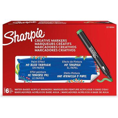 Sharpie, Marqueur, Kreativmarker Rundspitze Acryl emeraldgrün (1x) Sharpie, Marqueur, Kreativmarker Rundspitze Acryl emeraldgrün (1x)