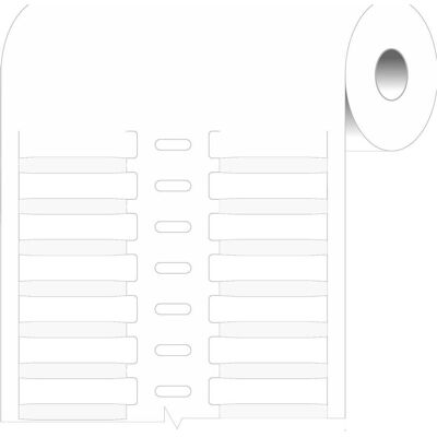 Brady, Rouleau d’étiquettes, BPTRDS-30x4,4-7696, tiroirs pour marqueurs de fils Durasleeve(R) solides, blanc, tiroirs en PVC, (30.63 mm) Brady, Rouleau d’étiquettes, BPTRDS-30x4,4-7696, tiroirs pour marqueurs de fils Durasleeve(R) solides, blanc, tiroirs en PVC, (30.63 mm)