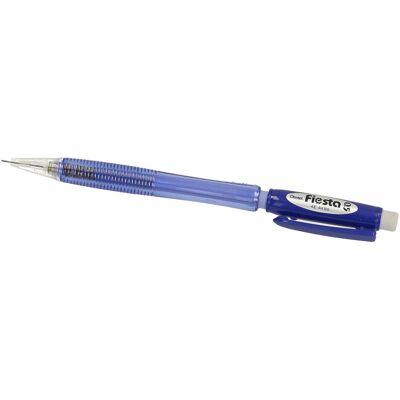 Pentel, Crayon à papier + critérium, Porte-mines Fiesta AX105, bleu transparent (0.50 mm, HB, 1x) Pentel, Crayon à papier + critérium, Porte-mines Fiesta AX105, bleu transparent (0.50 mm, HB, 1x)