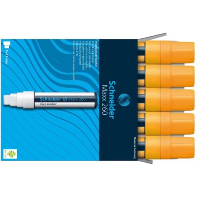Schneider, Marqueur, Marqueur craie Maxx 260 5-15mm orange (1x) Schneider, Marqueur, Marqueur craie Maxx 260 5-15mm orange (1x)