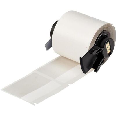 Brady, Rouleau d’étiquettes, M6-107-427, Vinyle, auto-laminant, blanc/transparent, mat, 50.80 x 12.70(38.10) mm, pour K (50.80 mm) Brady, Rouleau d’étiquettes, M6-107-427, Vinyle, auto-laminant, blanc/transparent, mat, 50.80 x 12.70(38.10) mm, pour K (50.80 mm)