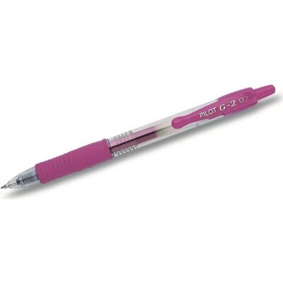 Pilot, Stylo, Stylo à encre gel G2 07, Couleur du trait/de l'encre : rose (1x) Pilot, Stylo, Stylo à encre gel G2 07, Couleur du trait/de l'encre : rose (1x)