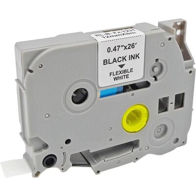 Neutral, Ruban d'étiquetage, Ruban d'écriture compatible avec Brother TZe-FX231 (1.20 cm, Blanc) Neutral, Ruban d'étiquetage, Ruban d'écriture compatible avec Brother TZe-FX231 (1.20 cm, Blanc)