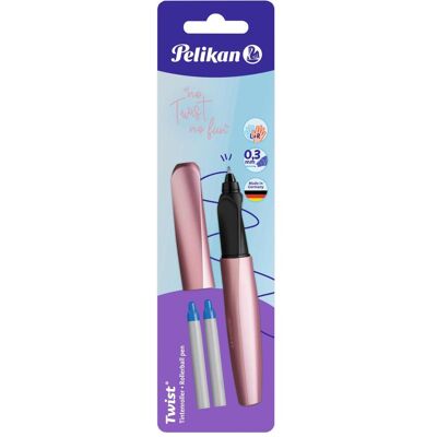 Magni, Stylo, Roller Twist LH&RH Girly Rose sous blister (1x) Magni, Stylo, Roller Twist LH&RH Girly Rose sous blister (1x)