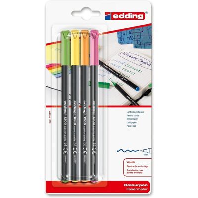 Edding, Écriture + dessin, Néon assorti 496504 (4x) Edding, Écriture + dessin, Néon assorti 496504 (4x)