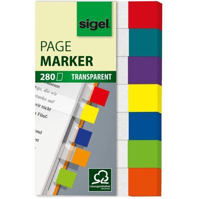 Sigel, Notes adhésives, Marqueurs adhésifs (50 x 12 mm) Sigel, Notes adhésives, Marqueurs adhésifs (50 x 12 mm)